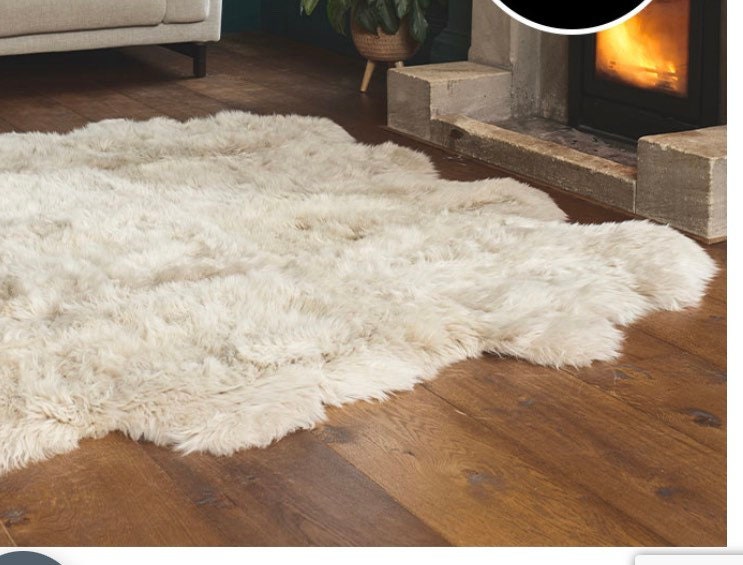 Shearling Champagne Rug HUGE Sheepskin Rug . 8 Skin Cream Champagne-sheepskin Rug, Luxury ...