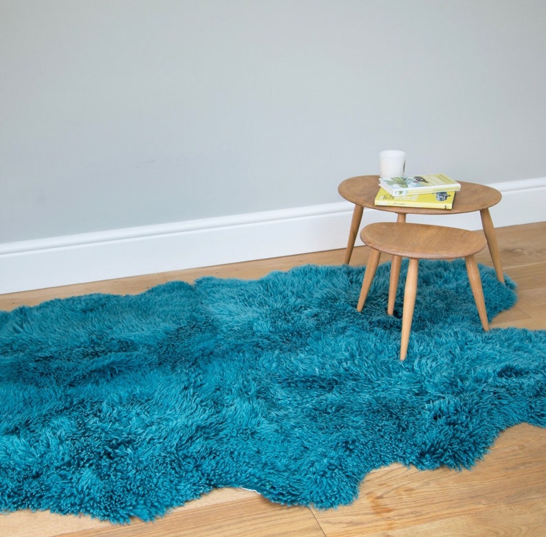 Sheepskin Rug Purple Sheepskin Lilac Sheepskin Sheepskin Etsy