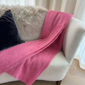Pink mohair blanket new arrivals