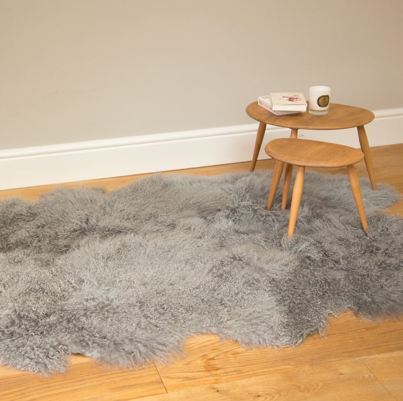 Large Tibetan Sheepskin Rug Baby Pink Sheepskin Blush Pink Etsy