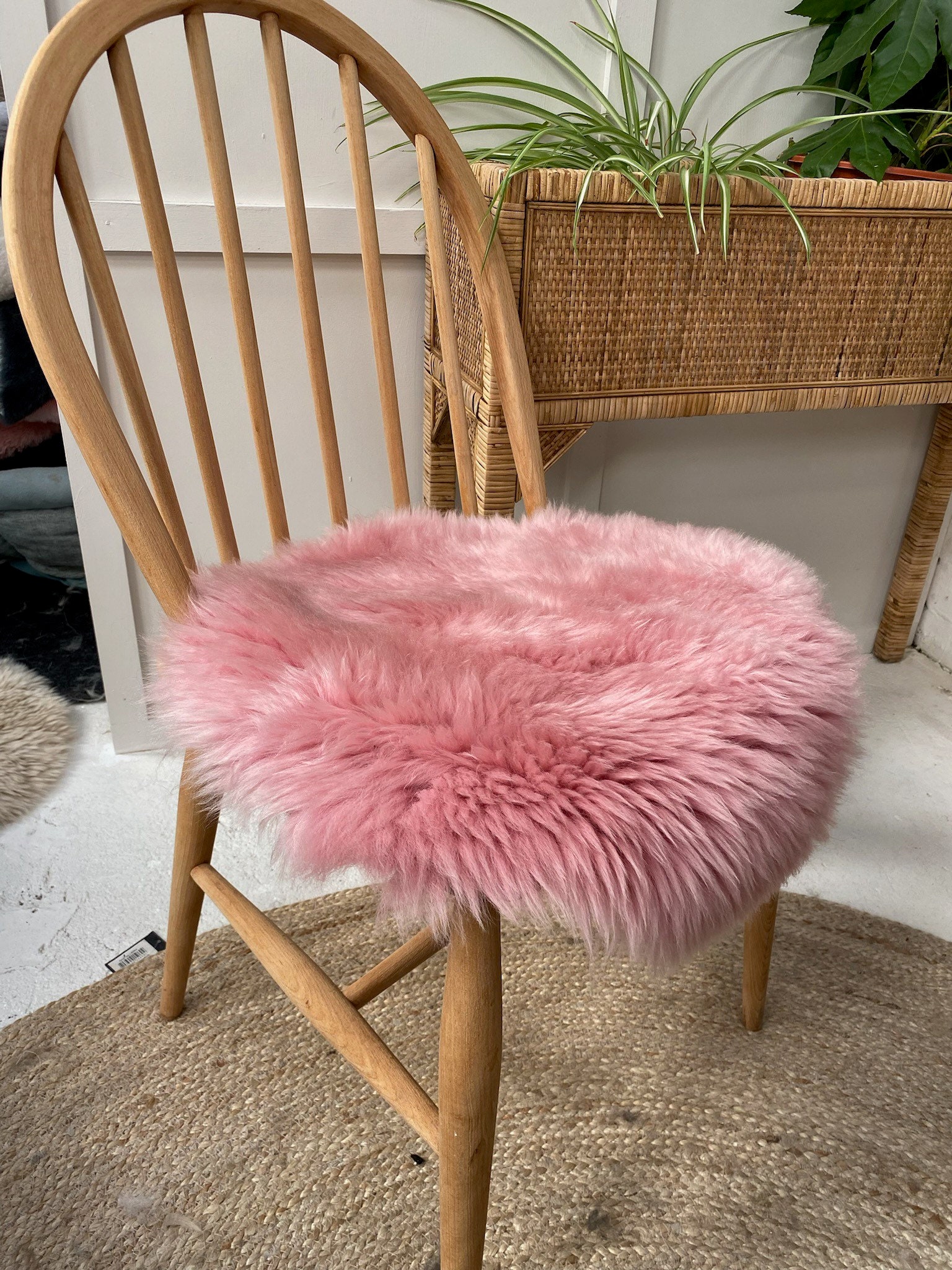 LLB Sheepskin Chair Covers Office Chair Cushion Dining Room Chair Pads Desk  Chair Seat Cushion for Computer Chair Fur Area Rugs for Living Room 19x19