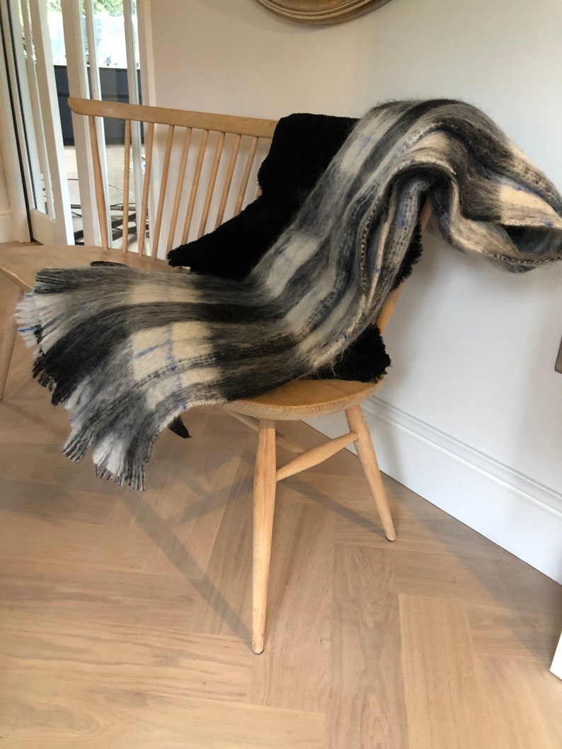 Mohair Blanket Wool Blanket Huge Blanket Mohair Throw Etsy UK