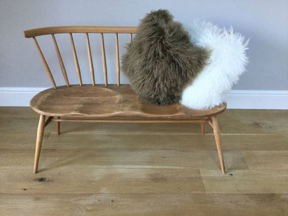 Mongolian clearance lambswool cushion