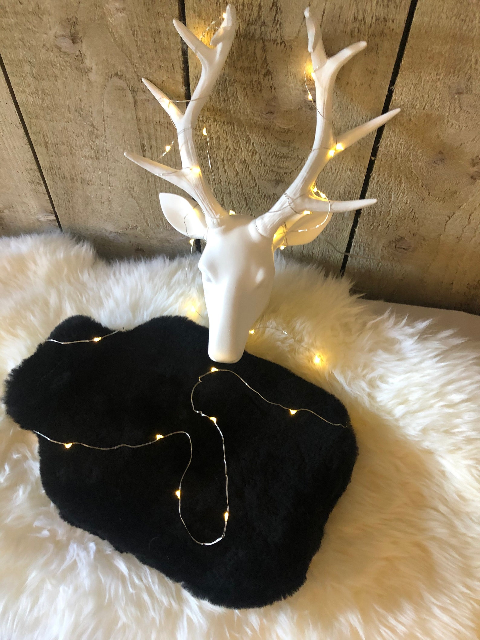 Black Sheepskin Hot Water Bottle Cover. Sheepskin Hot Water Etsy UK