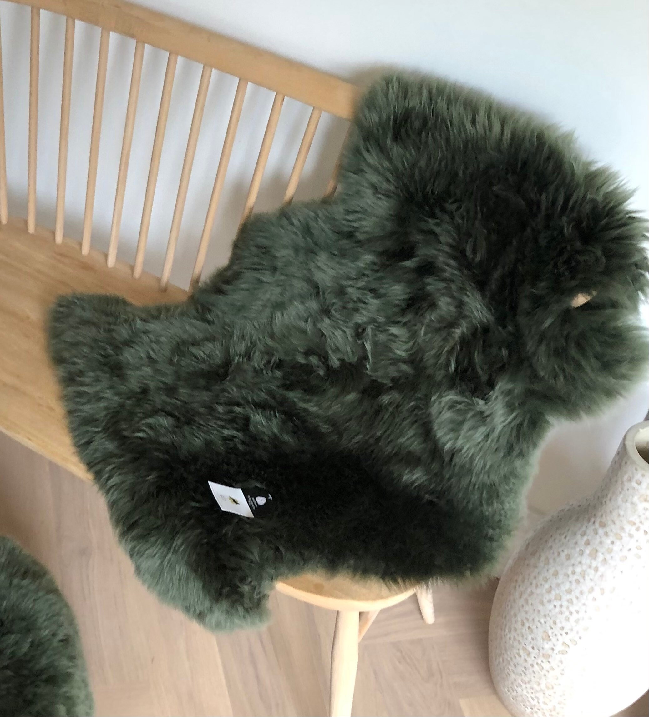 Forest Green Sheepskin Rug Dark Green Sheepskin Botanical Etsy Australia