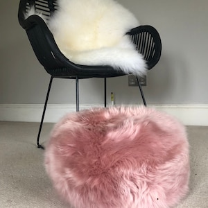 Rose gold fluffy chair hot sale