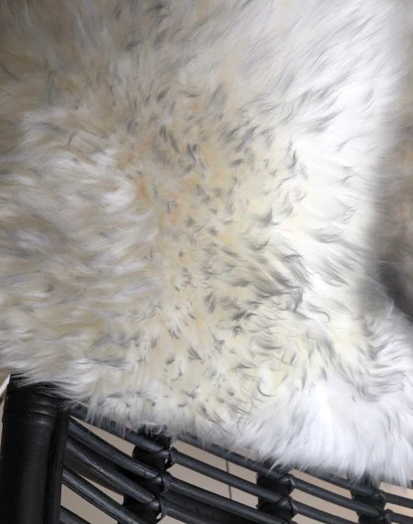 Gordon Faux Sheepskin Throw, OffWhite, 2'x3' atelieryuwa.ciao.jp