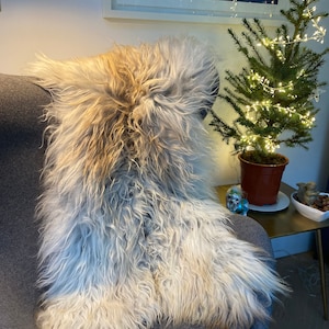 Natural Grey Icelandic Sheepskin