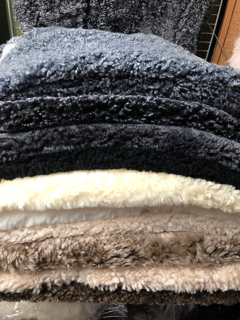 Sheepskin Rugs for Upholstery Short Wool Upholstery Fabric Etsy Canada
