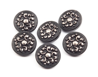 RHINESTONE in GLASS Vintage Modern New CZECH Buttons Set 11