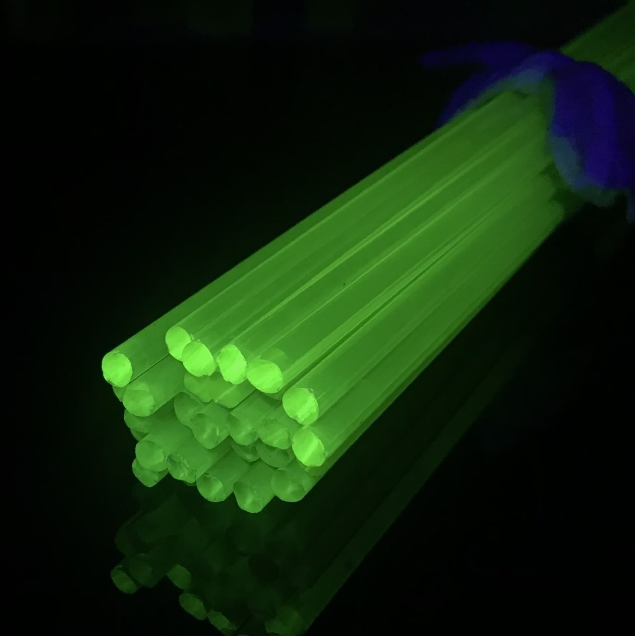 Czech Yellow Uranium Glass Rods, UV Glow Art Supplies, Lampworking ...