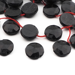 Lot 24pcs, 9 mm, Czech Victorian Jewelry antique black faceted round nailhead glass beads
