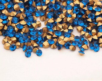 150pcs Vintage French Glass Rhinestones - 3mm White Round Chaton Gems For Crafts