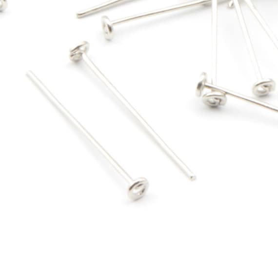 vintage gold tone chandelier nail head pins prism hangers 22mm 200 Lot
