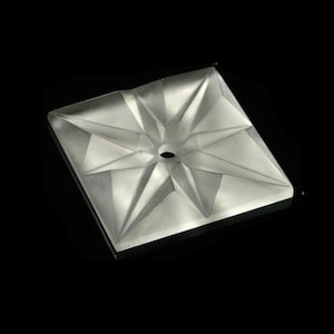 Vintage 50 mm, spacer Czech square frost glass Chandelier lamp crystal Prism