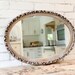 Toni reviewed Bathroom Mirror\Oval Mirror\White Nursery Mirror\Oval Decorative Wall Mirror\Ornate Farmhouse Decor\Vanity Mirror\Free shipping\Distressed