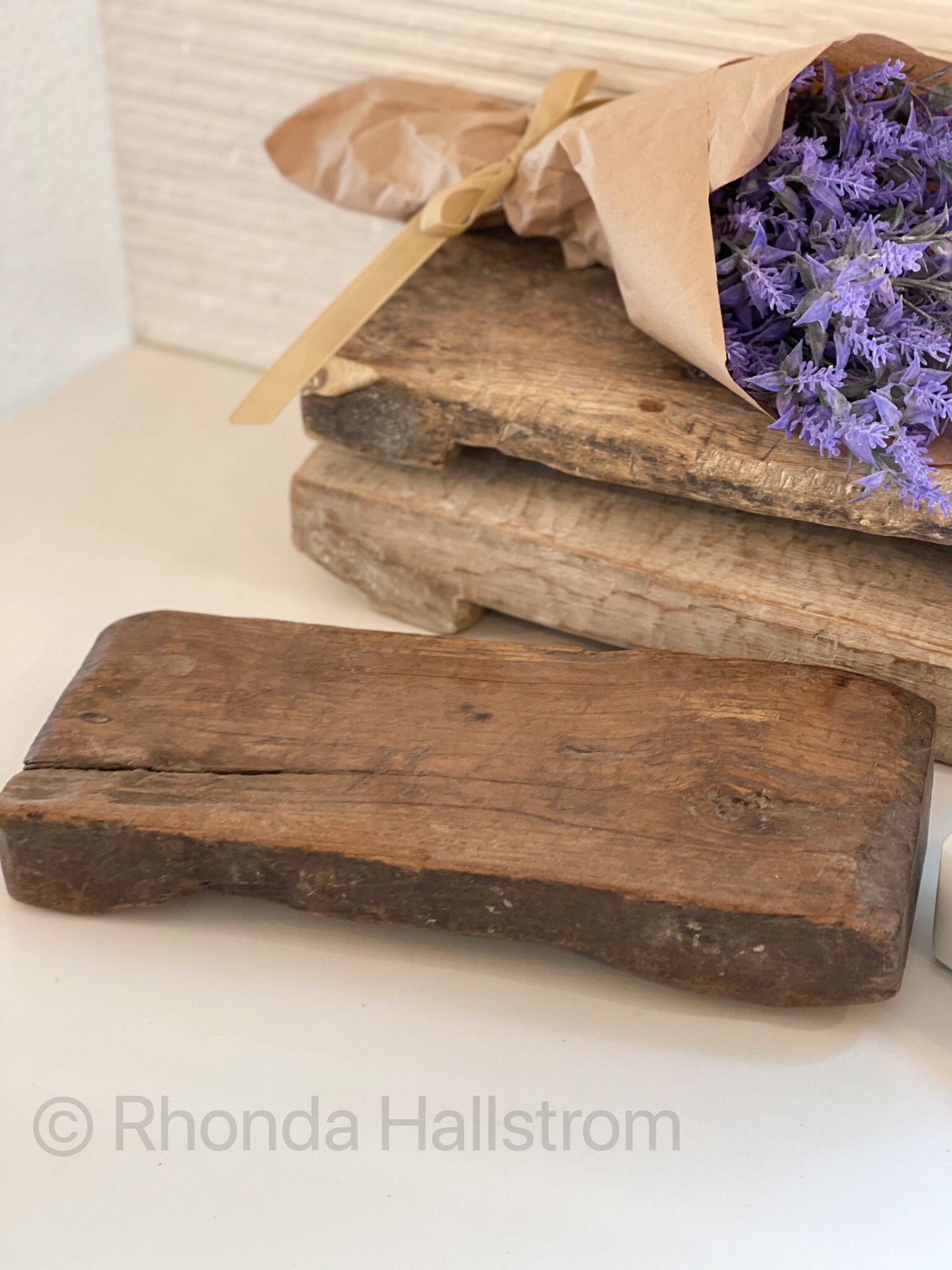 Rustic Wood Riser/ European Antique Home Decor Stand Etsy