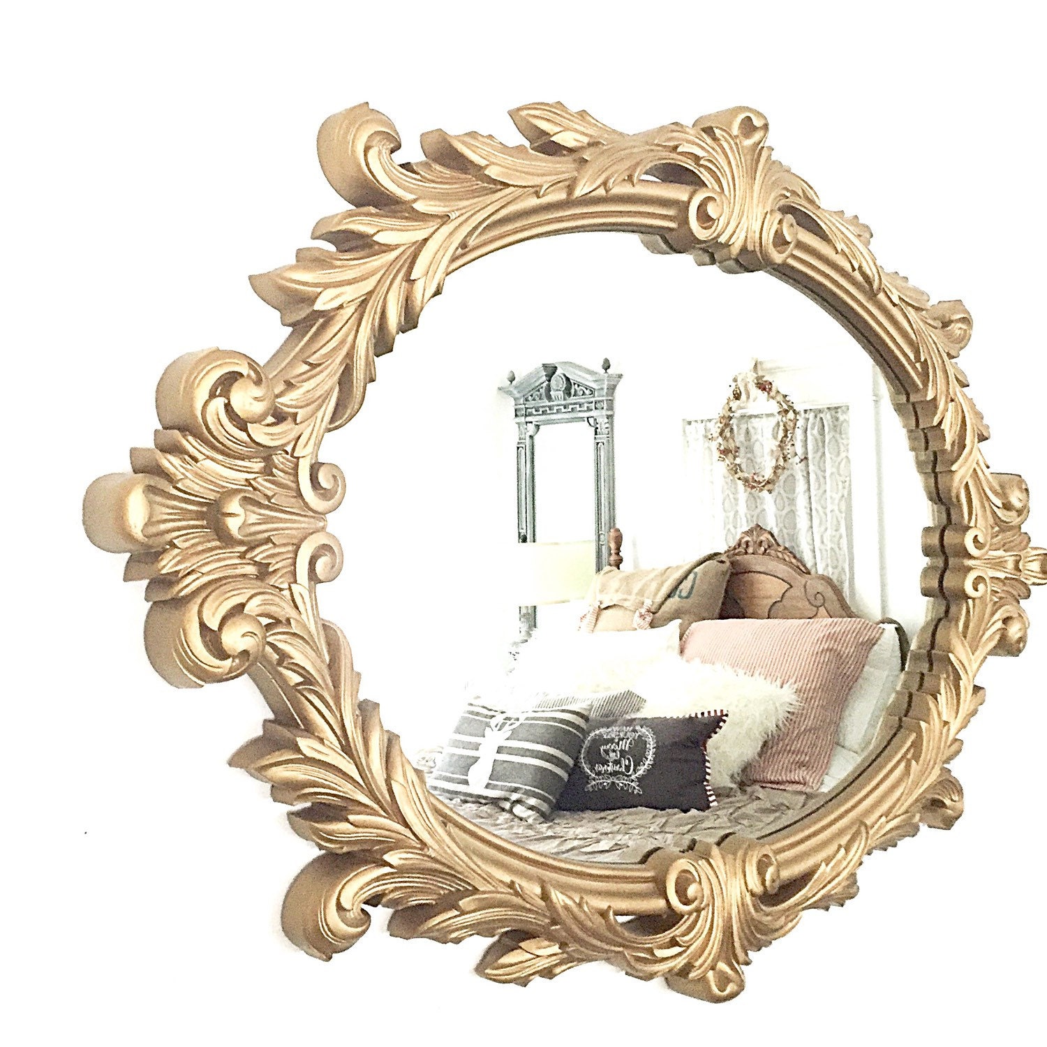 Oval Wall Mirror Bathroom Vanity Mirror french Farmhouse Etsy