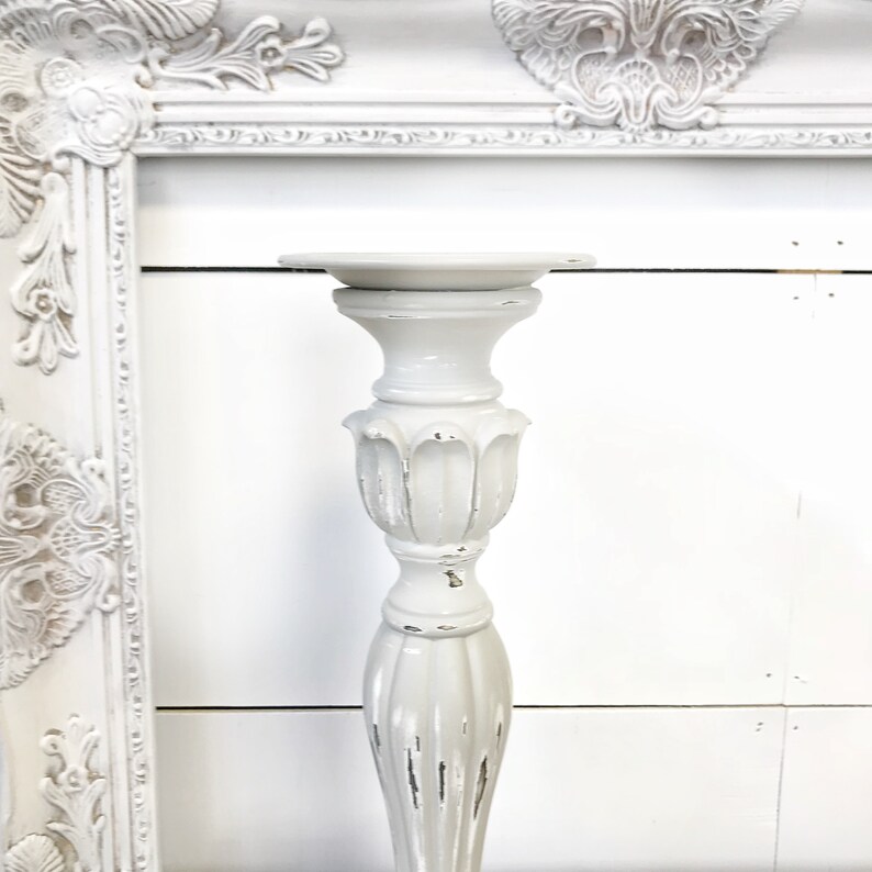 Shabby Chic Candle Holder Farmhouse Home Decor French County Etsy