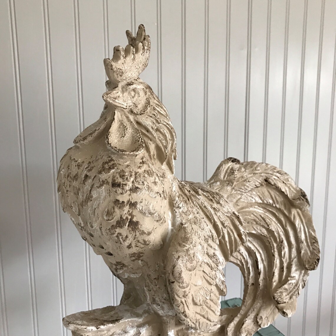 rooster chef statue