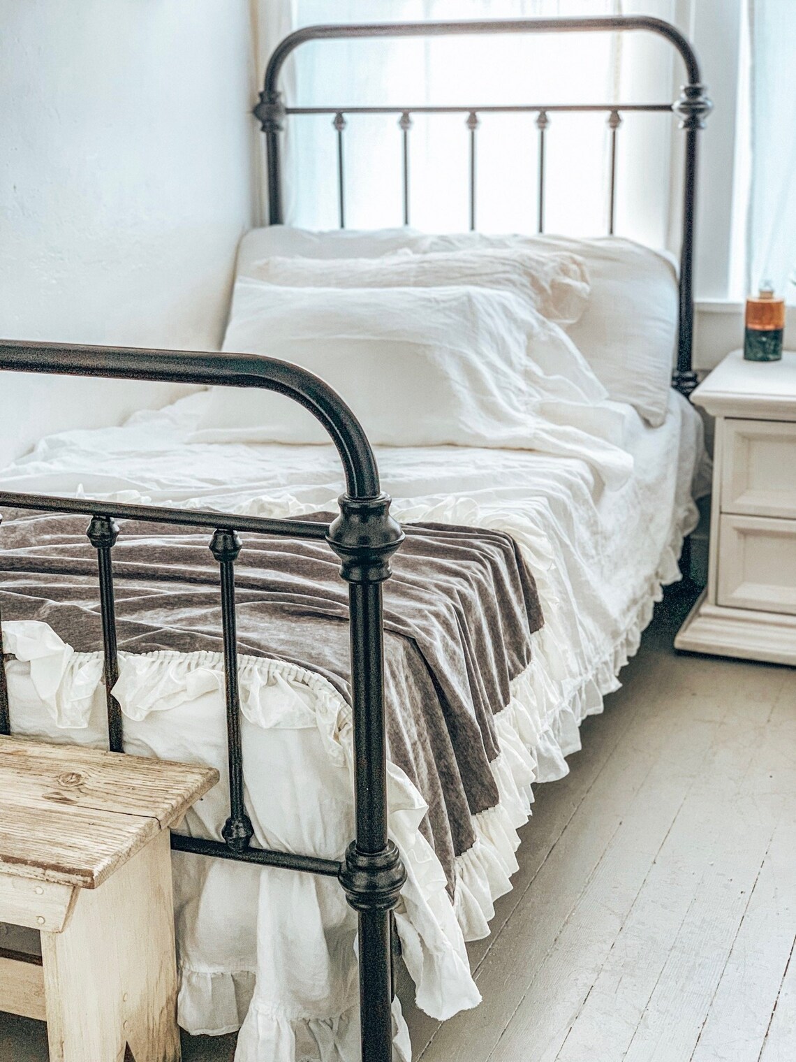 Velvet Throw Blanket Large Throw Blanket Shabby Chic Etsy