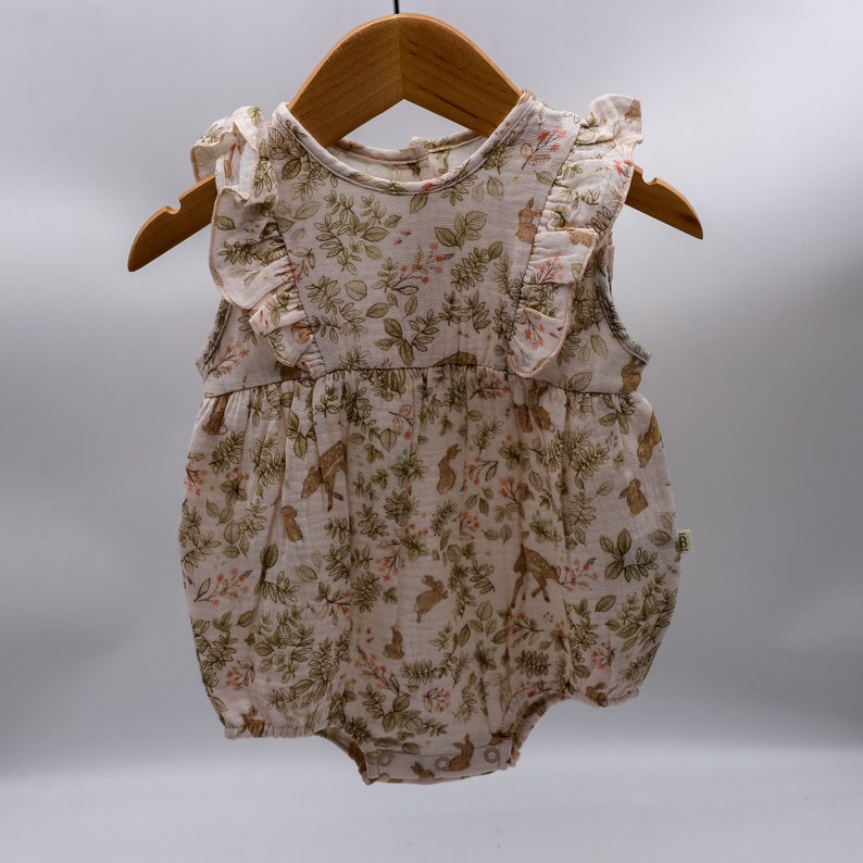 Cotton Muslin Baby Girl Outfitbaby Bloomersbaby Gift Etsy