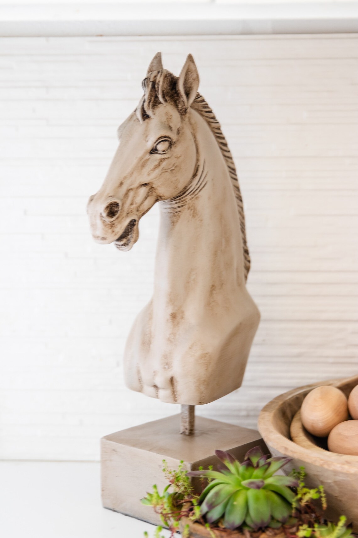 Horse Head Statue/French Provincial Table Centerpiece/French Etsy