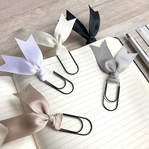 Planner Paper Clips, Ribbon Bookmark - Etsy