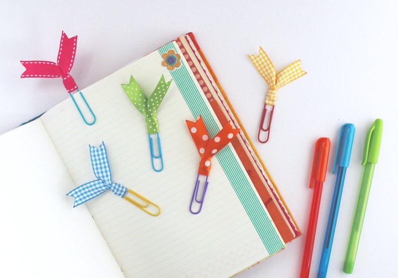 Bullet journal accessories journal tabs paper clip bookmark Etsy