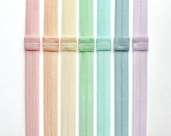 Notebook pen holder, pastel stationery, book bands