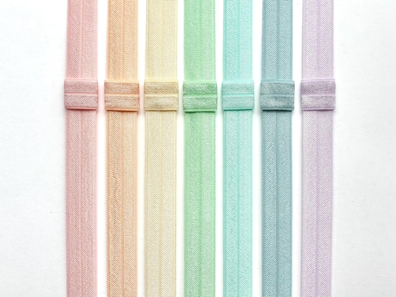 Notebook pen holder, pastel stationery, book bands