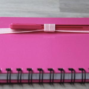 A4 planner, journal bookmark, planner accessories, Light pink