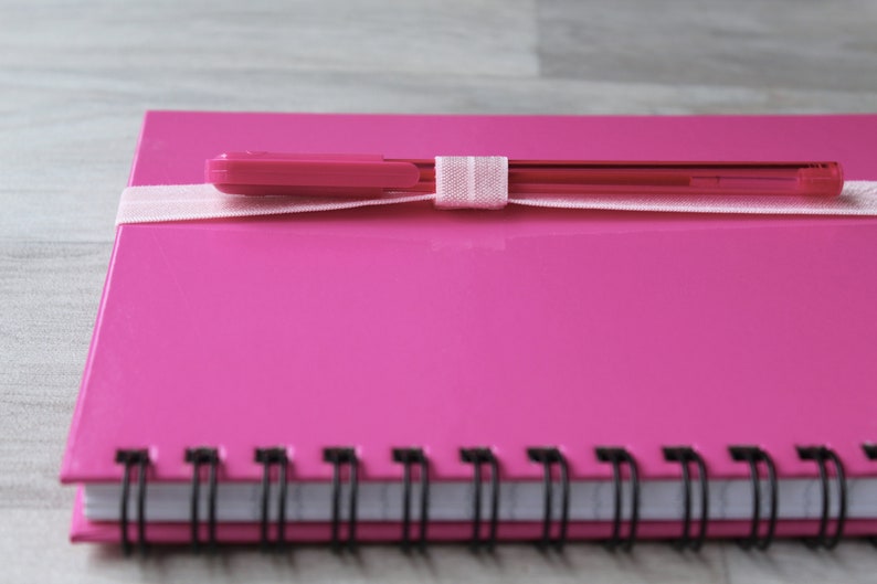 A4 planner, journal bookmark, planner accessories, Light pink