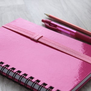 A4 planner, journal bookmark, planner accessories, Rosa