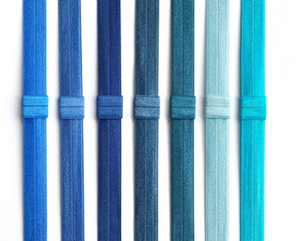blue planner band, elastic bookmark,