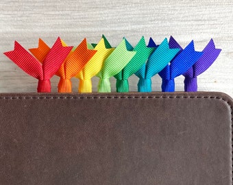 planner page markers, paper clip bookmark
