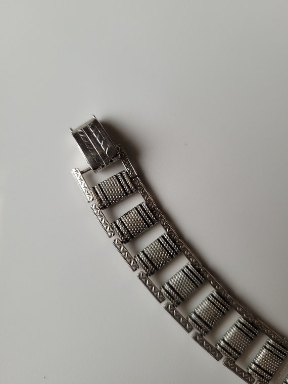 Vintage Bracelet Simple Chain Bracelet Medium Age… - image 2