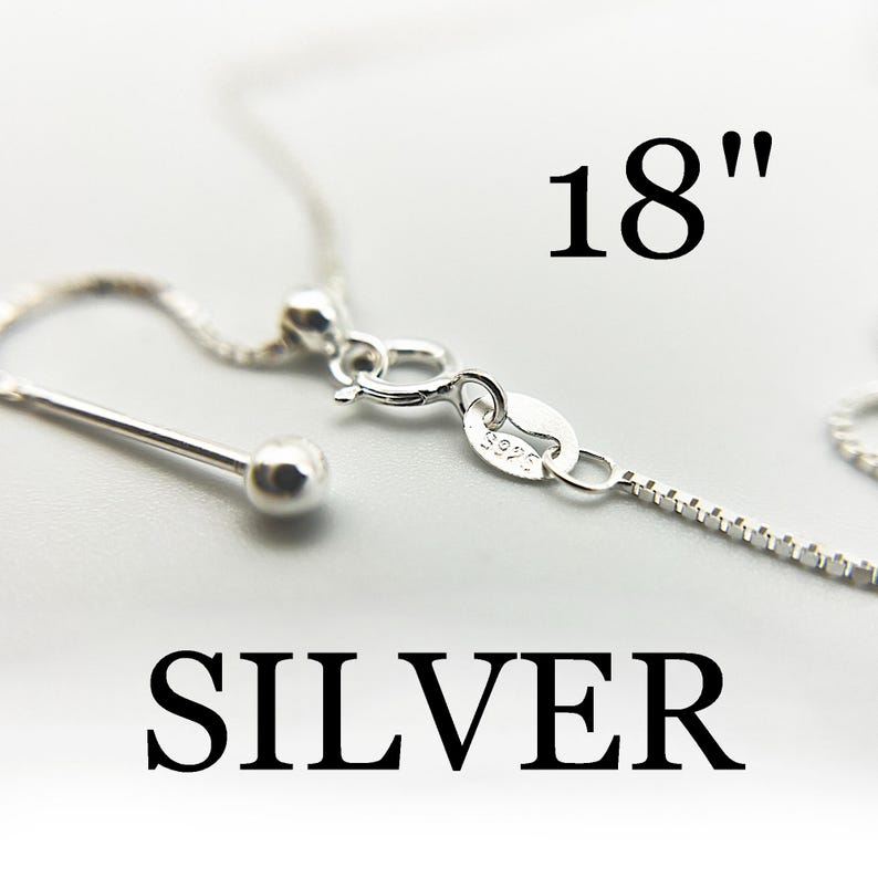 Collar de cadena ajustable chapado en oro de plata de ley 925, enhebrador de 0,9 mm, gargantilla veneciana con cuentas y extremo de bola, joyería minimalista DIY. imagen 9