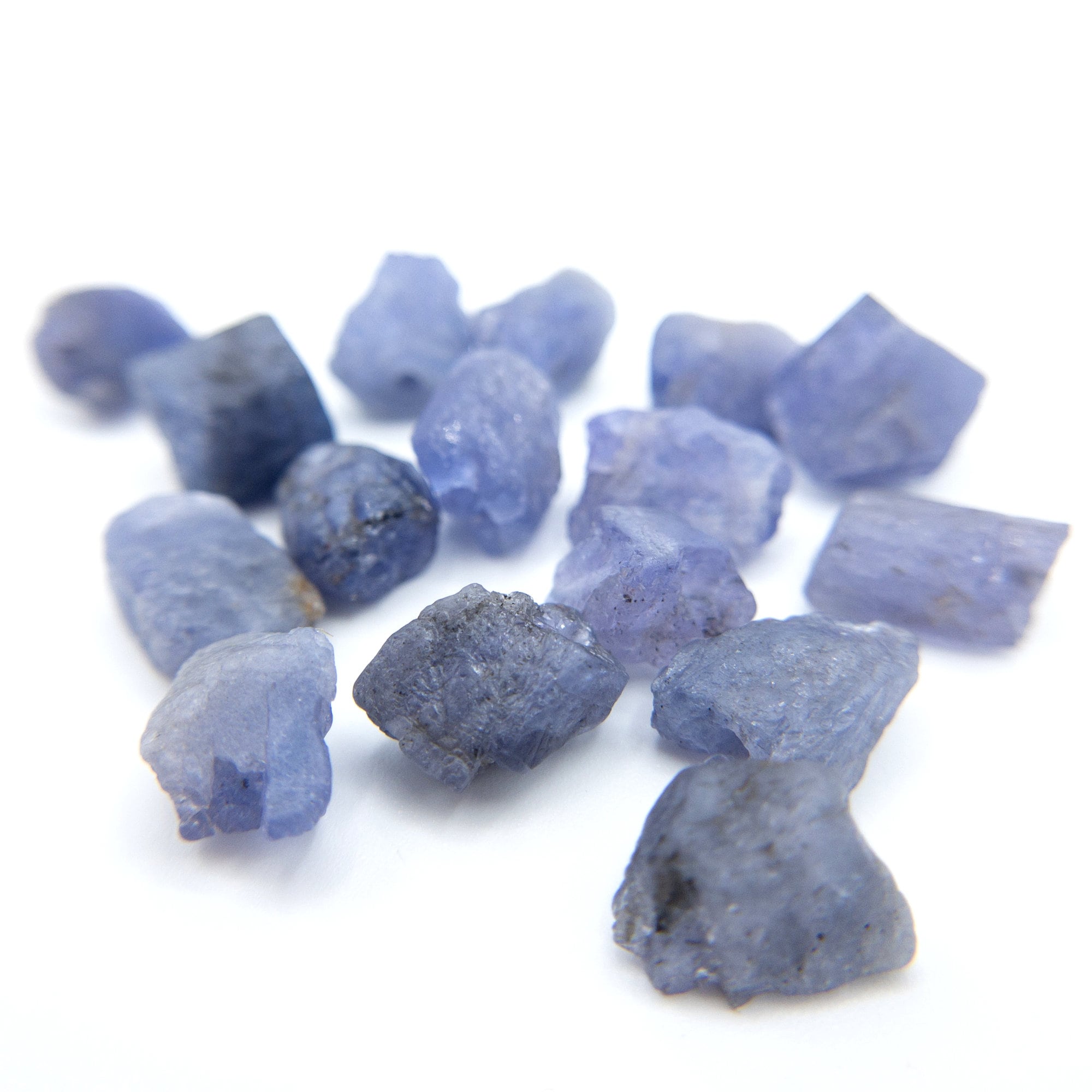 Raw TANZANITE Gemstone the DECEMBER Birthstone, 1mm Hole Center-Drill…
