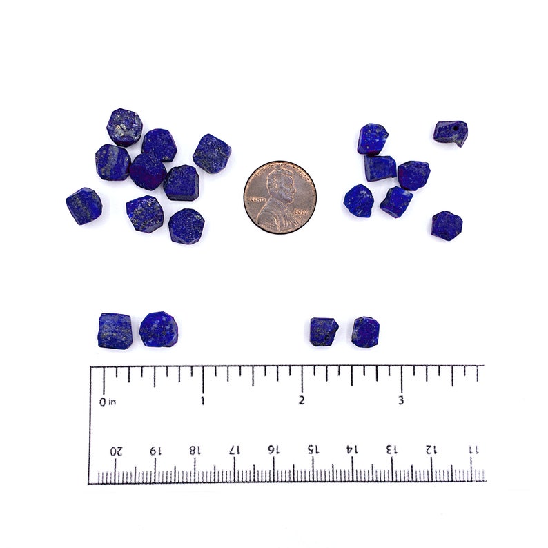Raw UNDRILLED Gemstone, Mignon Birthstone Nugget, Loose Gemstone, 6mm 8mm, No Hole Natural Gemstone Beads, G15RAW image 2
