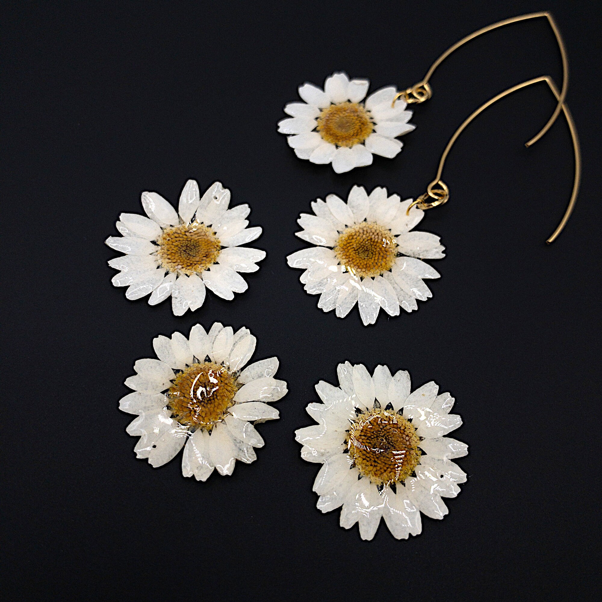 Daisy Flower Jewelry Pendant Nature Themed Jewelry Pendant Etsy