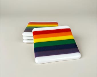 Rainbow Coasters (set of 4)