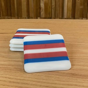 Trans Flag Coasters (set of 4)
