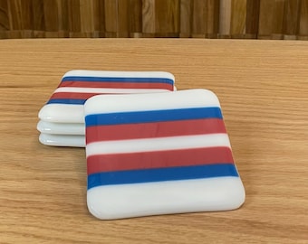 Trans Flag Coasters (set of 4)