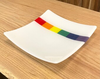 Rainbow Band 10” Dish/Platter