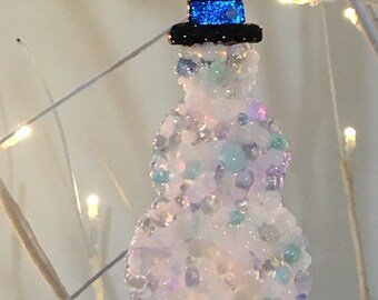 Snowman Suncatcher/Keepsake Ornament