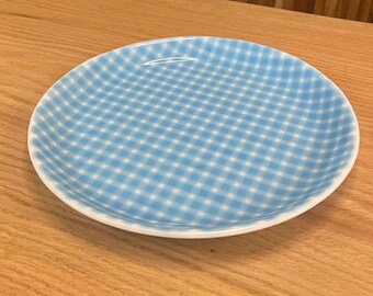 10.5” Gingham-inspired Tray