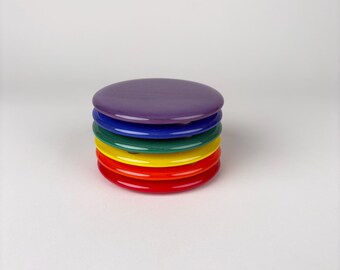 Rainbow Stack Coasters - set of 6