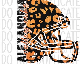Cubs PNG, football, helmet, clip art, AHS, AMS, Alexandria, Mascot