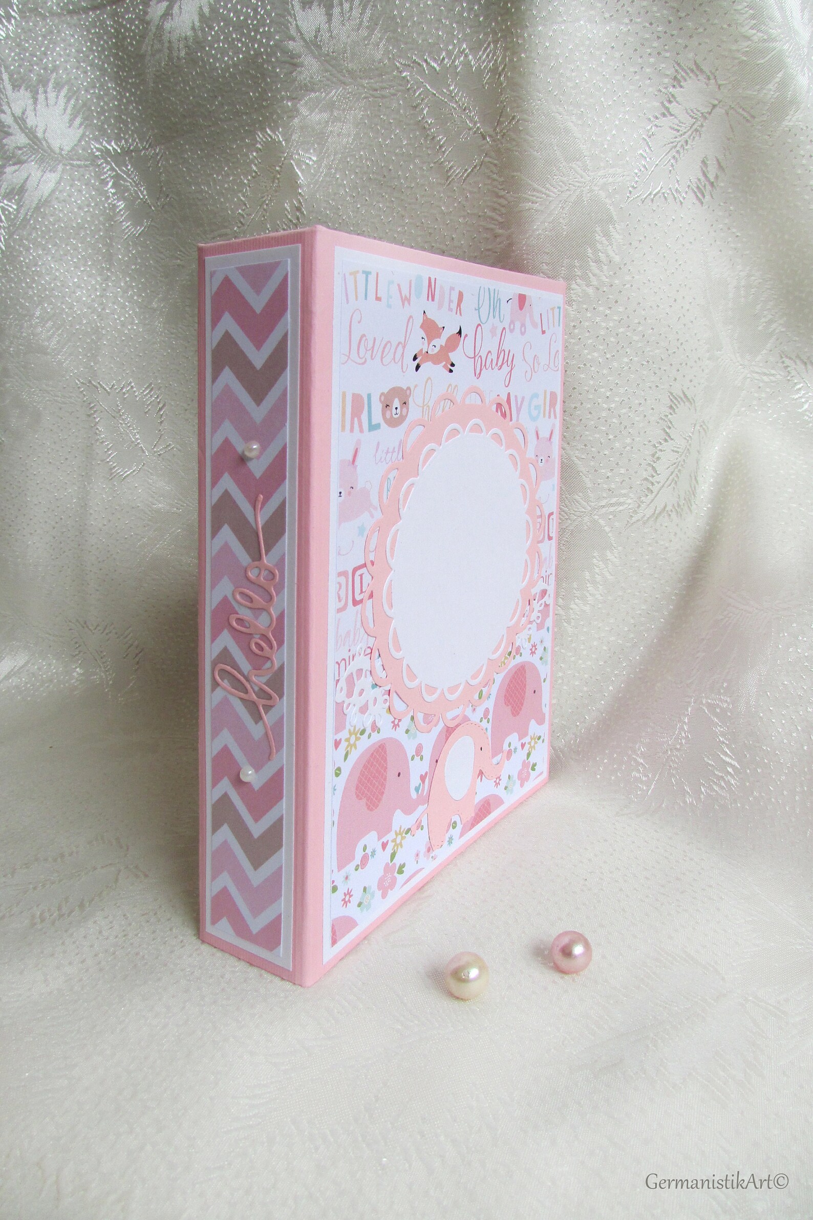 Baby scrapbook album 4x6 photo album one year old girl baby Etsy